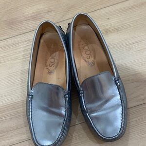 Tod's women Metallic Loafers